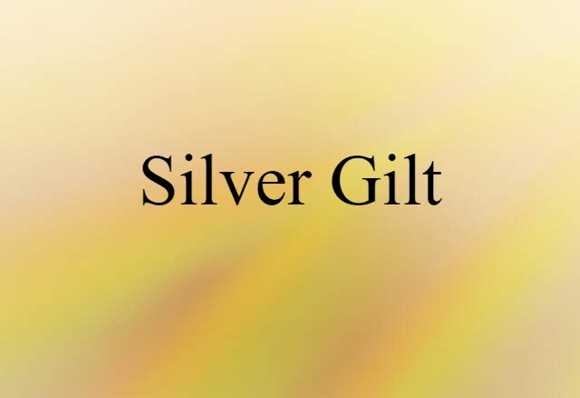 silver gilt