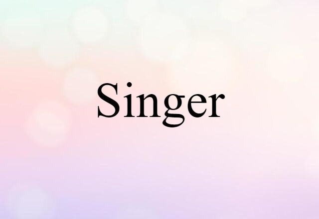 singer