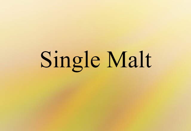 single-malt