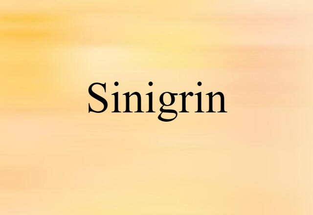 sinigrin