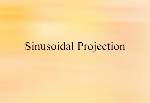 sinusoidal projection