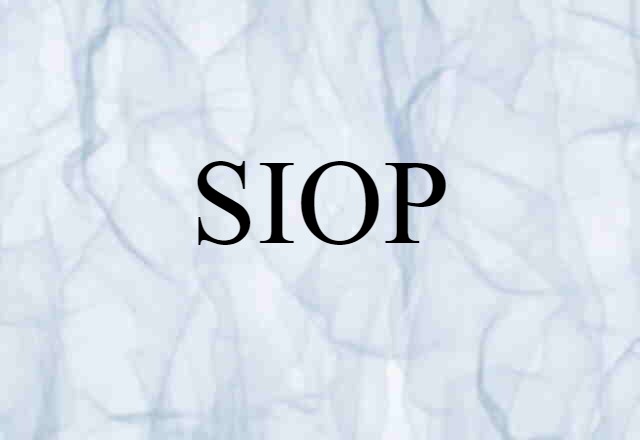 SIOP