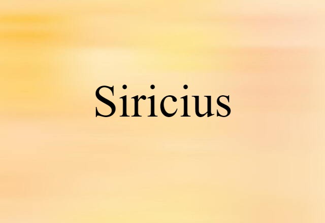 Siricius