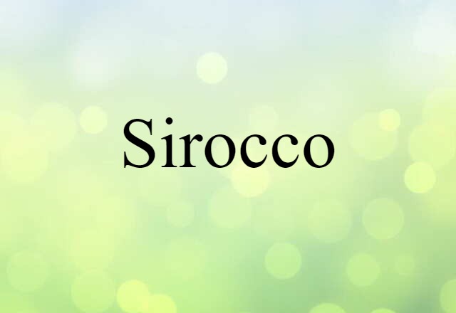 sirocco