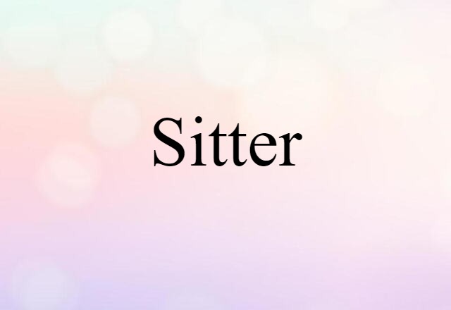 sitter