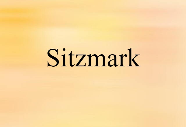 sitzmark