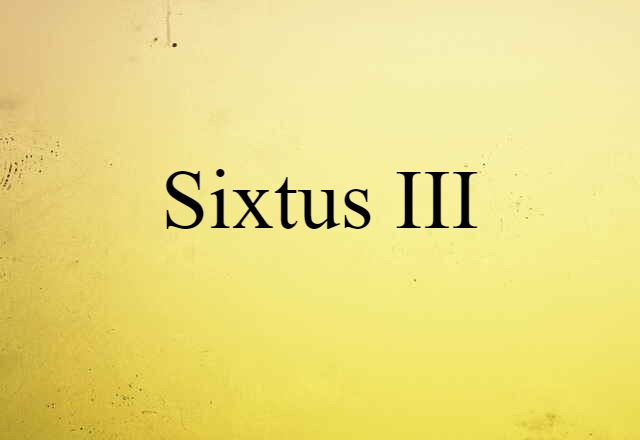 Sixtus III