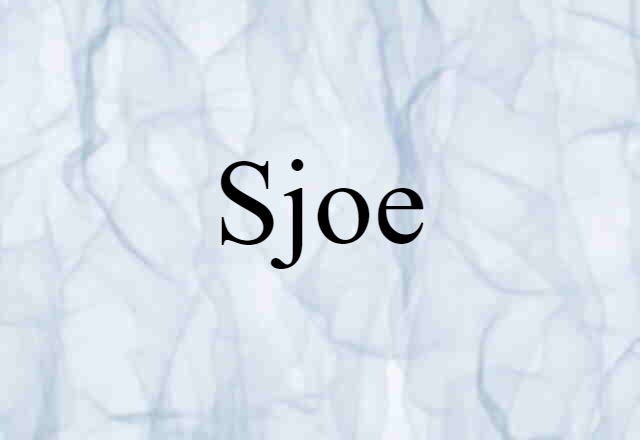 sjoe