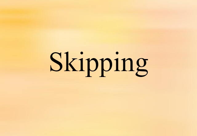 skipping