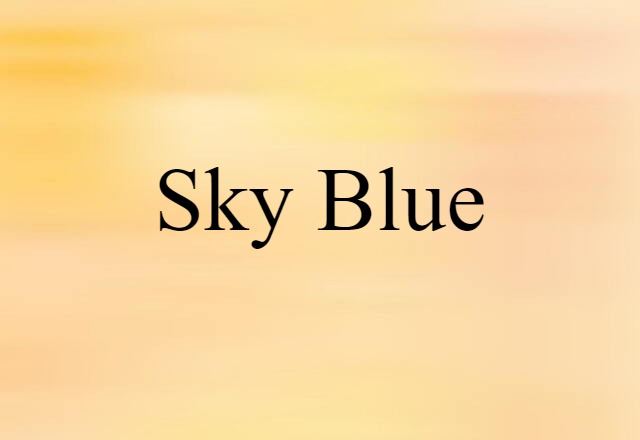 sky blue