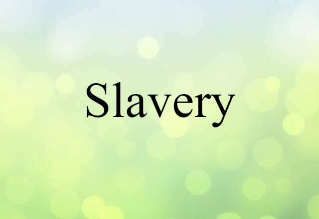 slavery