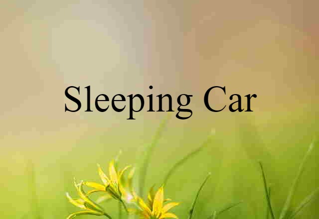 sleeping car