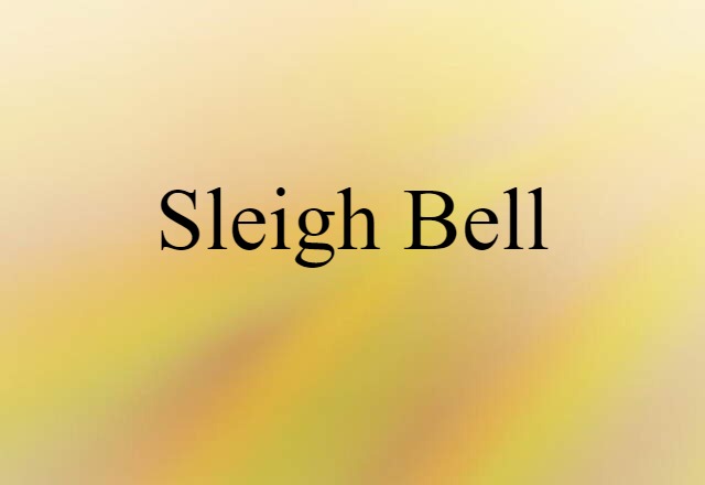 sleigh bell