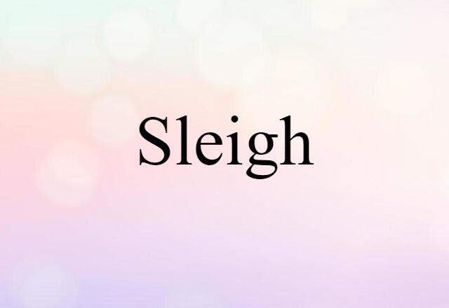 sleigh