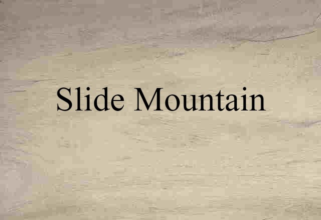 Slide Mountain