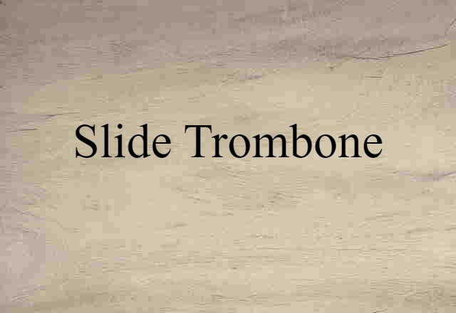 slide trombone