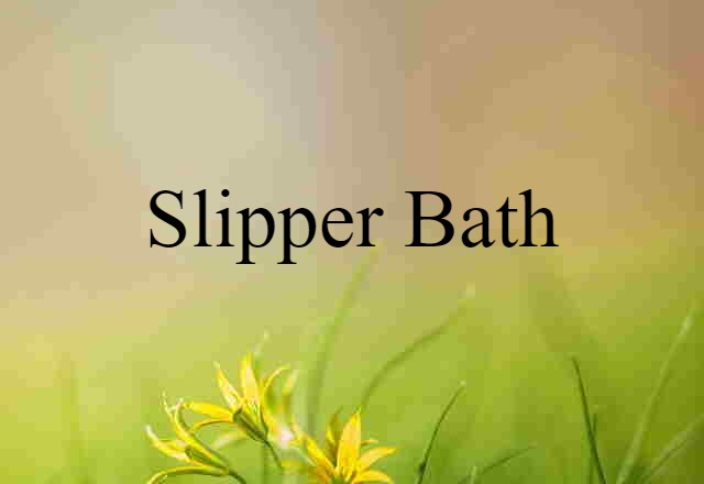 slipper bath