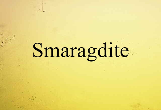 smaragdite