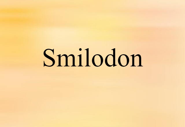 smilodon