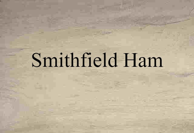 Smithfield ham