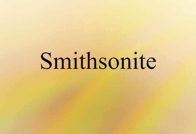 smithsonite