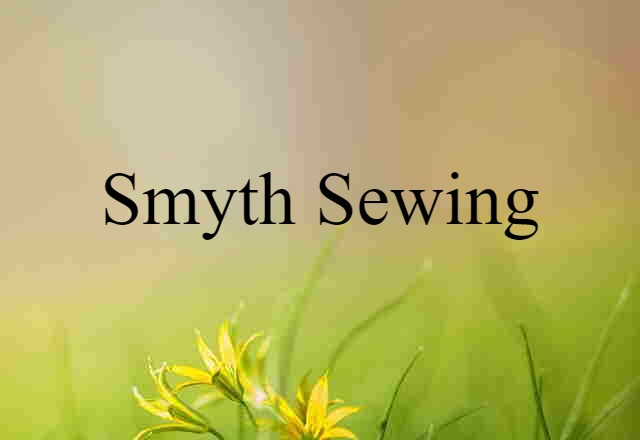 Smyth Sewing (noun) Definition, Meaning & Examples