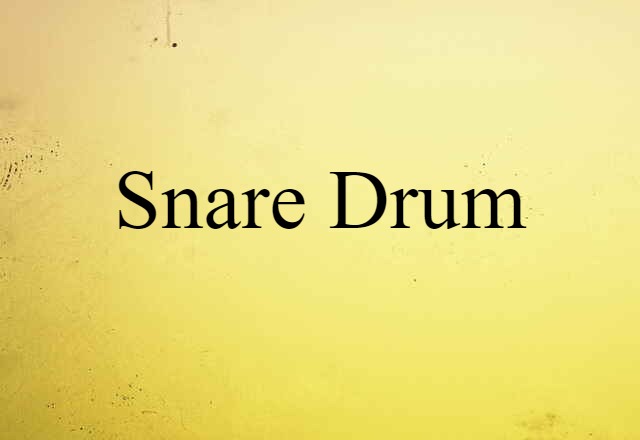 snare drum