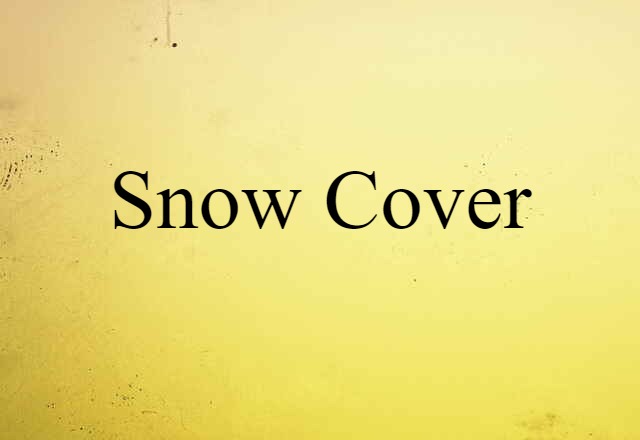 snow cover