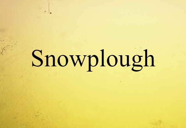 snowplough