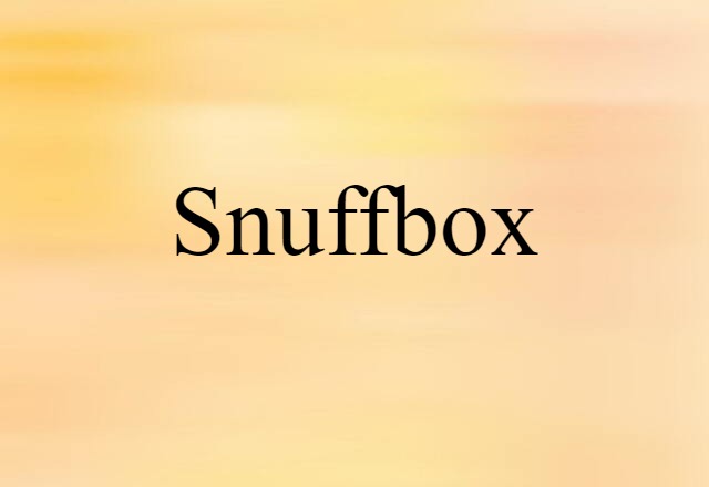 snuffbox