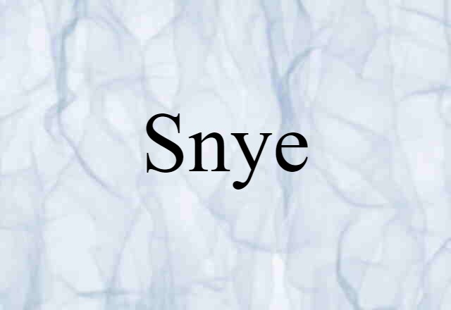 snye