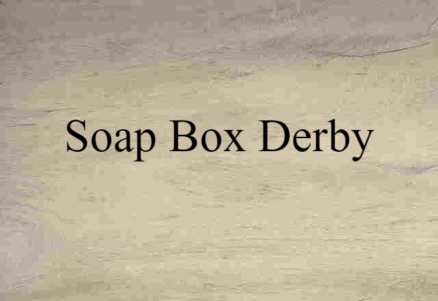 Soap Box Derby