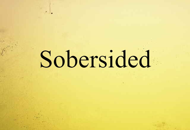 sobersided