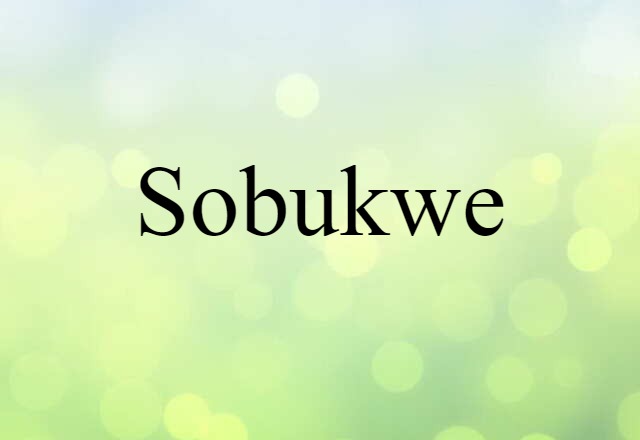 Sobukwe