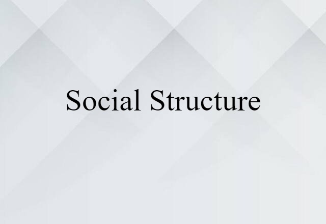 social structure