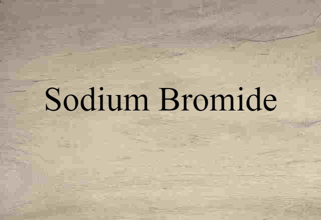 sodium bromide