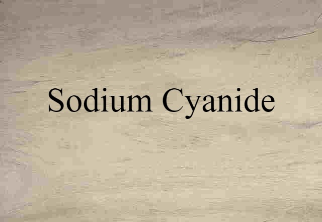 sodium cyanide