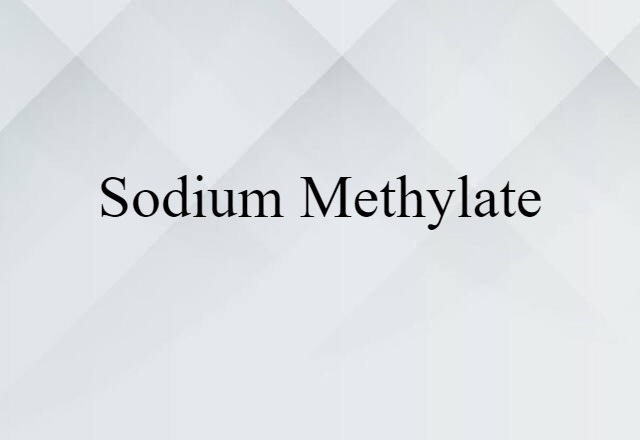 sodium methylate