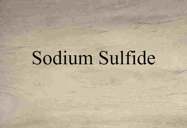 sodium sulfide