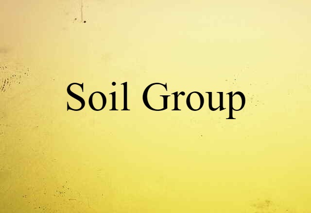 soil group