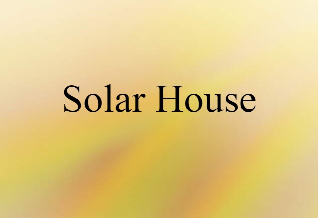 solar house