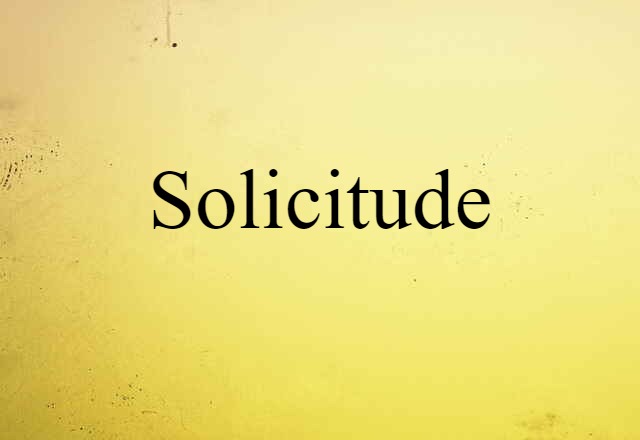 solicitude