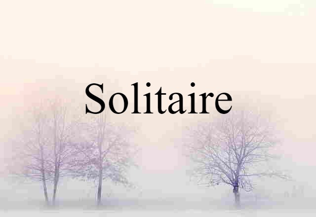 solitaire