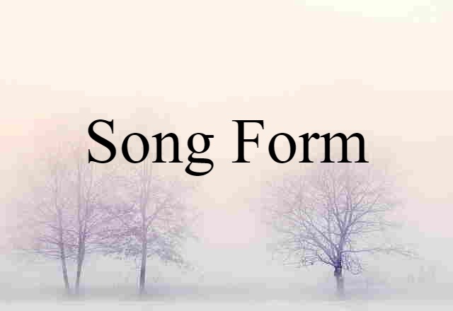 song form