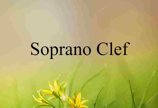 soprano clef