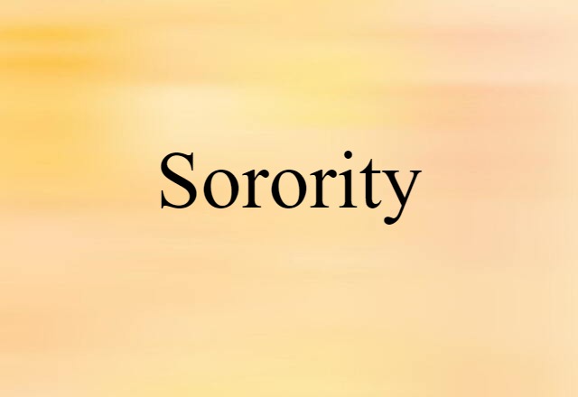 sorority