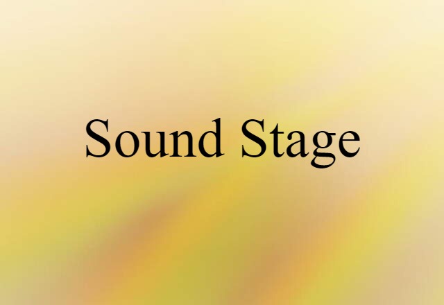 sound stage