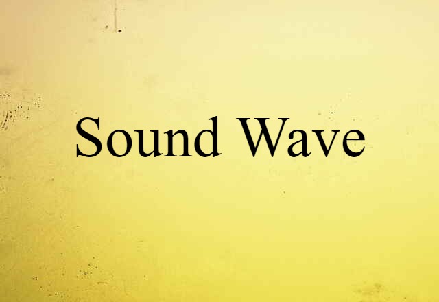 sound wave