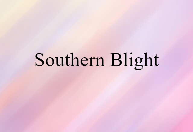 southern blight