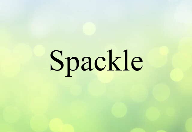 spackle